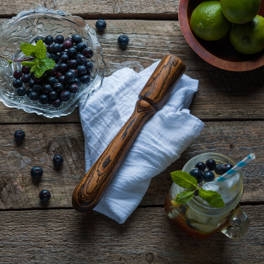 Bocote Muddler - Cattails Woodwork