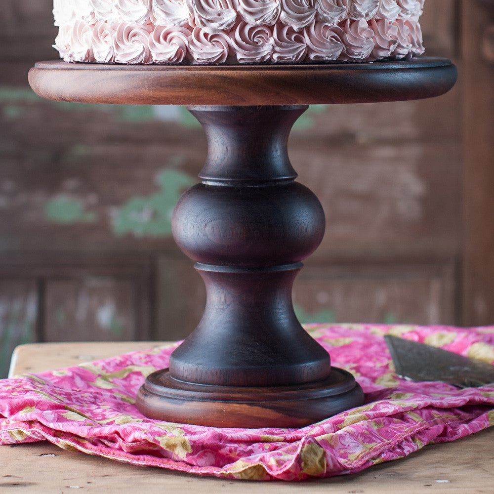 Wood Cake Platter - Cattails Woodwork