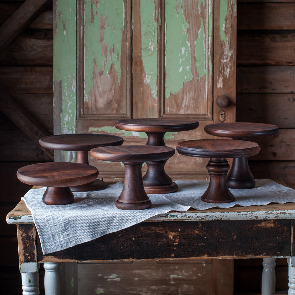 Wood Cake Stand - Cattails Woodwork